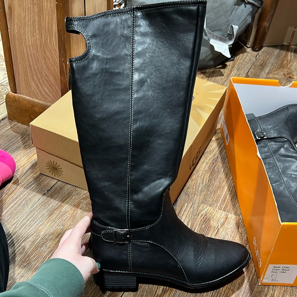 Black Tall Boots